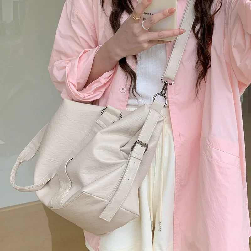 New Women's Fashion Shoulder Bags Handheld Travel Bag High Capacity Leisure Versatile Tote Bags Lady Trend Korean Crossbody Bags