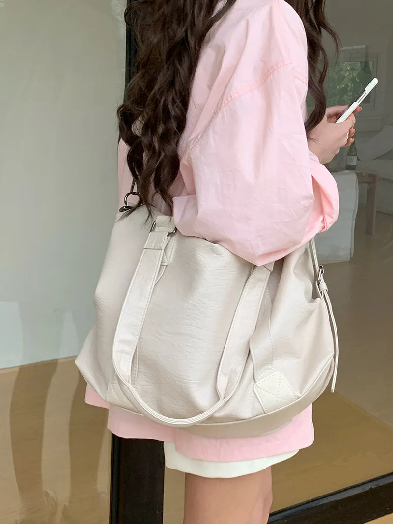 New Women's Fashion Shoulder Bags Handheld Travel Bag High Capacity Leisure Versatile Tote Bags Lady Trend Korean Crossbody Bags