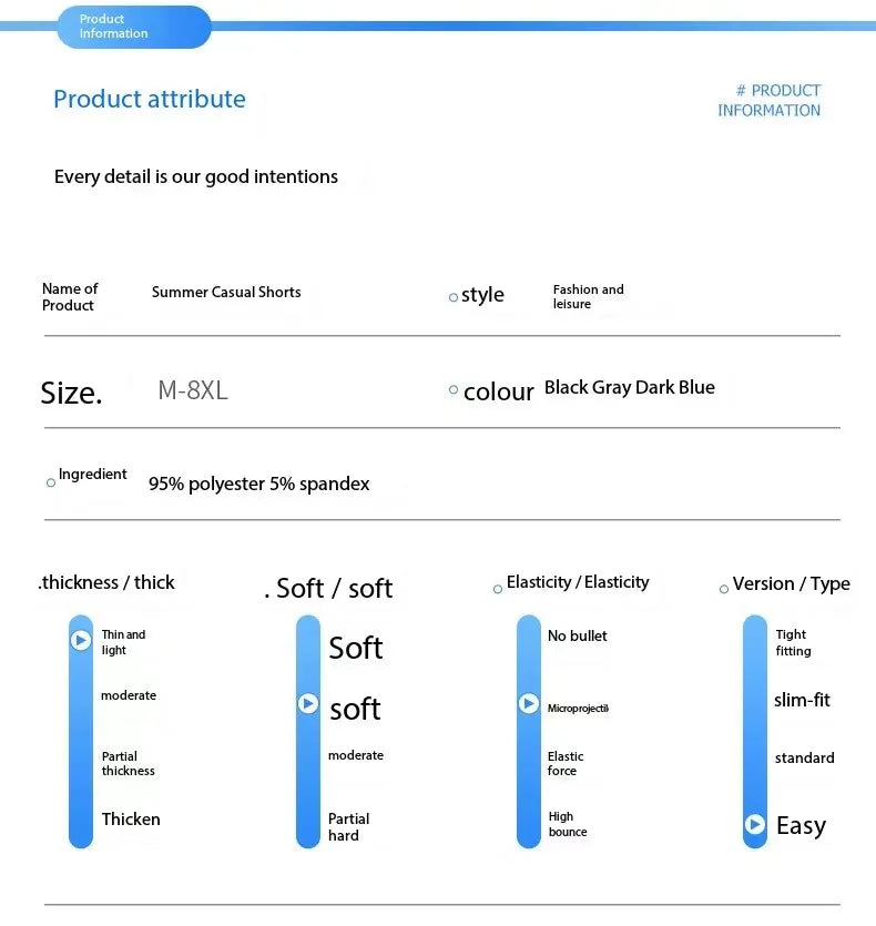 Summer New Arrival Sports Shorts Men New Comfortable Elastic Waist Clothing Male Breathable Short Trousers