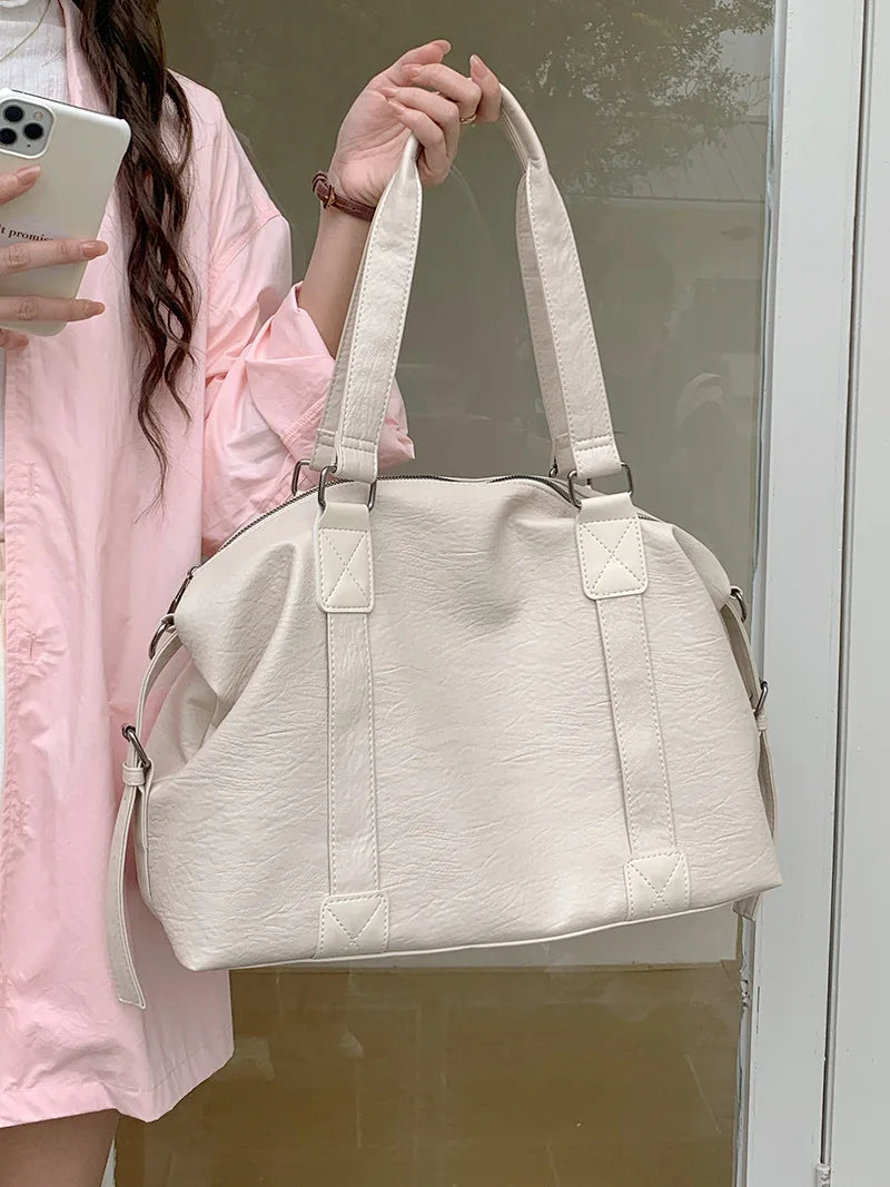 New Women's Fashion Shoulder Bags Handheld Travel Bag High Capacity Leisure Versatile Tote Bags Lady Trend Korean Crossbody Bags