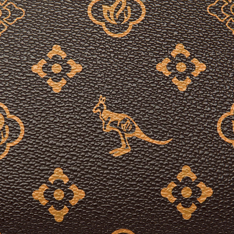 Women Handbag Large Capacity Multi-Compartment Leather Handbag for Moms High Quality Luxury Print Design Anti-Theft Back Pocket