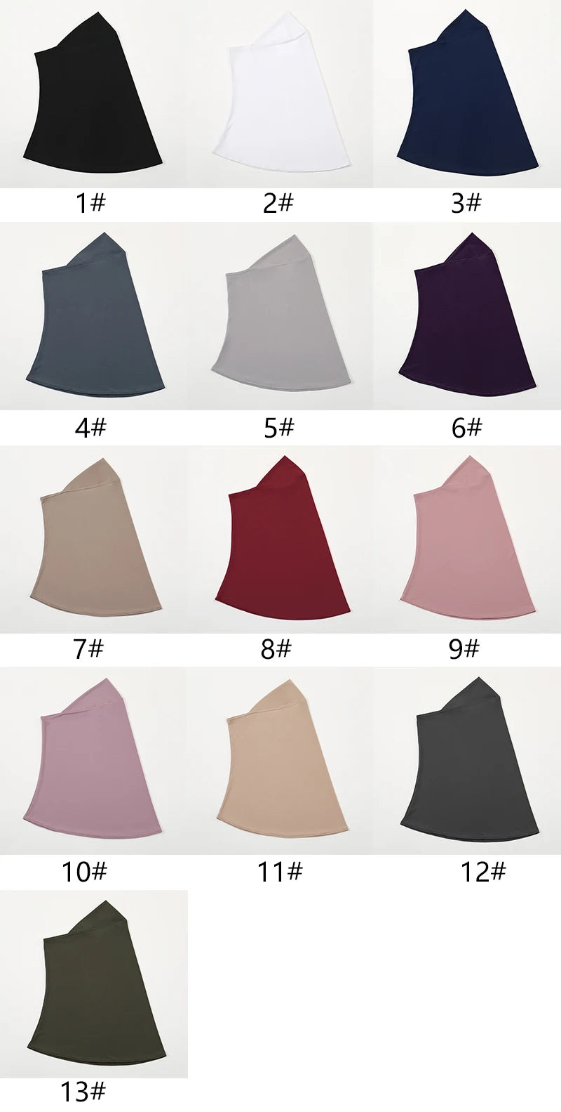 Wholesale Ramadan Islamic Muslim Underscarf Beading Floral Women Veil Hijab Neck Cover Head Scarves Muslim Women Scarf Turbans