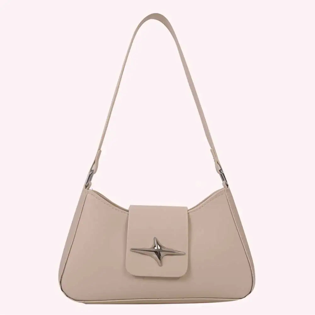 Y2K PU Leather Women Shoulder Bag Luxury Designer Handbag 2023 Fashion Female Underarm Bag Black Retro Ladies Armpit Purses