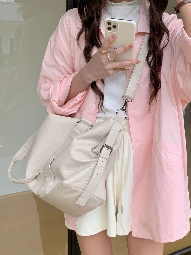 New Women's Fashion Shoulder Bags Handheld Travel Bag High Capacity Leisure Versatile Tote Bags Lady Trend Korean Crossbody Bags