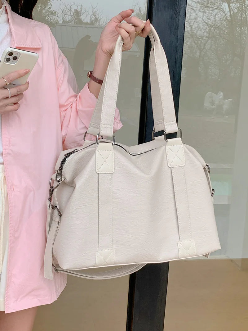 New Women's Fashion Shoulder Bags Handheld Travel Bag High Capacity Leisure Versatile Tote Bags Lady Trend Korean Crossbody Bags