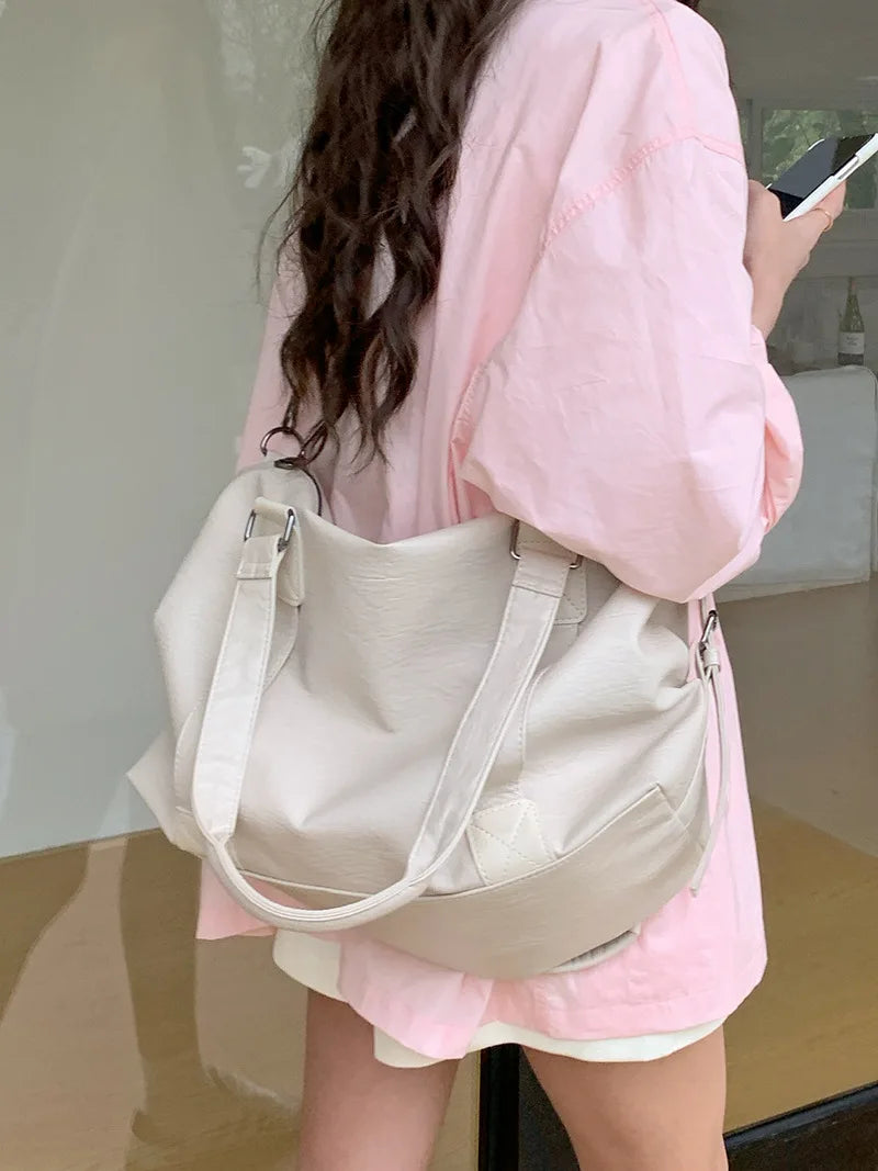 New Women's Fashion Shoulder Bags Handheld Travel Bag High Capacity Leisure Versatile Tote Bags Lady Trend Korean Crossbody Bags