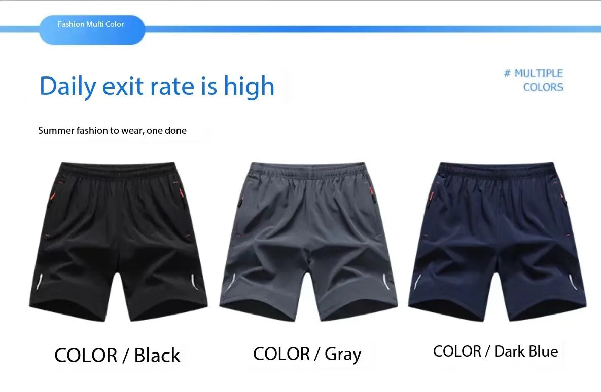 Summer New Arrival Sports Shorts Men New Comfortable Elastic Waist Clothing Male Breathable Short Trousers