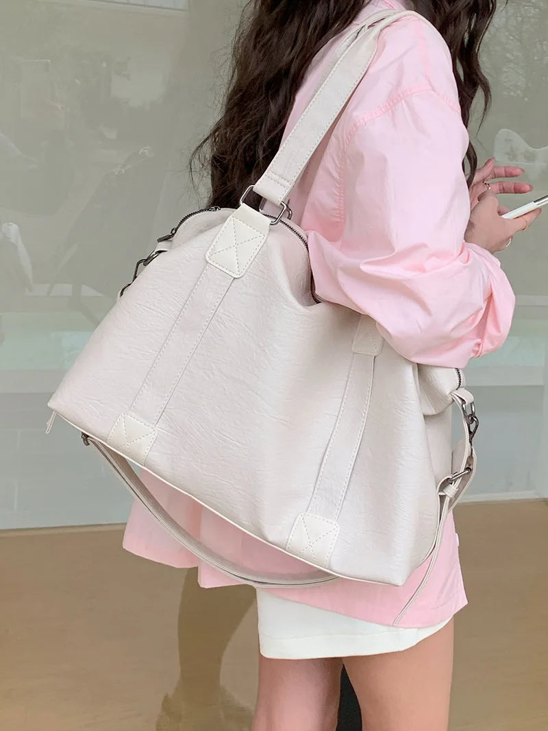 New Women's Fashion Shoulder Bags Handheld Travel Bag High Capacity Leisure Versatile Tote Bags Lady Trend Korean Crossbody Bags