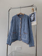 Embroidery Knitted Cardigan For Women
