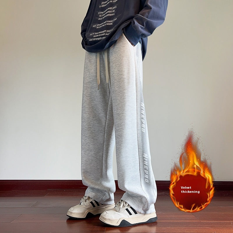 Sweatpants Men's Spring And Autumn Fleece Casual Pants