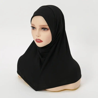 Wholesale Ramadan Islamic Muslim Underscarf Beading Floral Women Veil Hijab Neck Cover Head Scarves Muslim Women Scarf Turbans
